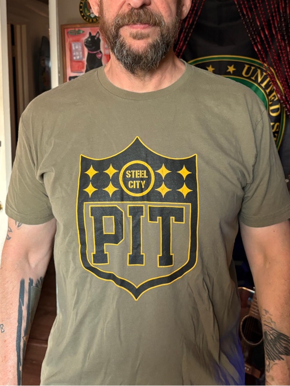 Classic Pittsburgh Steelers Men's Short-Sleeve T‑Shirt